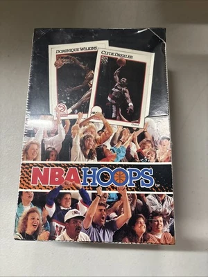 1991-92 Hoops Series 1 NBA Factory Sealed Wax Box 36 Packs MICHAEL JORDAN - Image 1 of 4