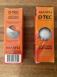 MAXFLI DTEC DISTANCE GOLF BALLS BRAND NEW total (6 Balls) - Picture 1 of 3