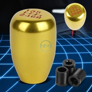 M8/M10/M12 Aluminio Tipo-R MT/Transmisión Manual 6 Velocidades Perilla de Cambio Dorado - Imagen 1 de 5
