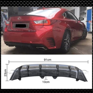Difusor trasero estilo fibra de carbono estilo A parachoques labio para Lexus RC350 300 200 2014-2018 - Imagen 1 de 12