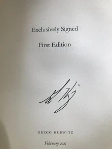 GREGG HURWITZ - Verlorener Sohn SIGNIERT 1/1 HB - 2021 - VERWAIS X Buch 6 - Bild 1 von 2