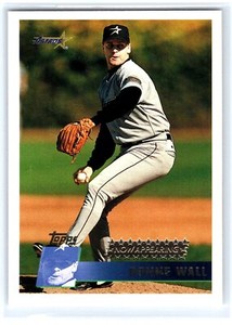 1996 Topps Baseball #341 Donne Wall  Now Appearing, RC  Rookie Houston Astros