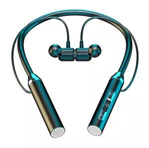 Cuffie Bluetooth Wireless Super Bass Collare Stereo Auricolari Cuffie Microfono - Foto 1 di 7