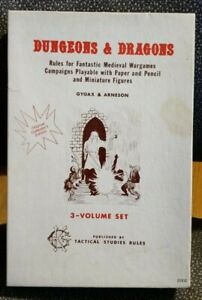 Dungeons and Dragons Original Collectors Edition 6th Edition Box Excellent Cond.