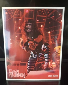 VTG 1984 Iron Maiden Holdings LTD Steve Harris 8x10 Photo Series D Print 5 Rare - Picture 1 of 2