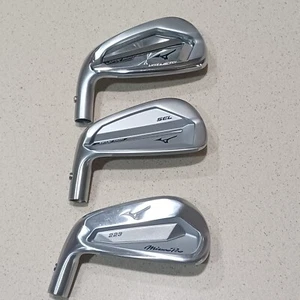 Mizuno 7 Iron LH 3 Demo/fitting Golf Heads Only JPX 921, 223 Pro & Jpx 921 Sel - Picture 1 of 8
