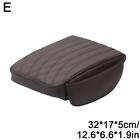 Car Armrest Cushion Anti-slip Center Console Cushion Soft Pad pocket E3C9