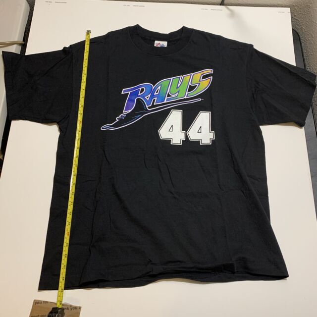 Tampa Bay Devil Rays: 1998 Inaugural Season Majestic Pinstripe Tee