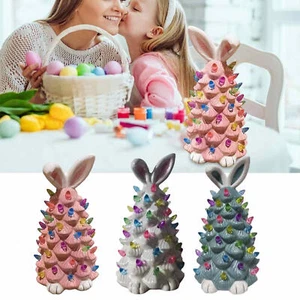Cute Bunny Tree Easter Decorations Bunny Decor for Indoor Spring Home Tabletop - Picture 1 of 13