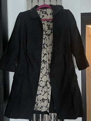 Chaqueta acanalada satinada negra Dolce & Gabana Reino Unido 10 Foto 1 de 4