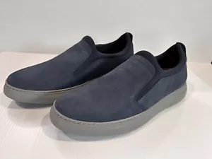 Samuel Hubbard Men's "Flight Slip-On" Casual Sneaker Navy Nubuck Size M US 13 - Picture 1 of 6