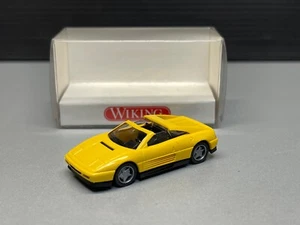 Ferrari 348 ts supercar Targa Dach Spider Sportwagen gelb Wiking H0 1:87 OVP - Bild 1 von 12