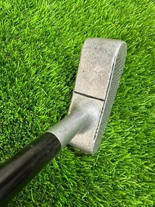 Antique Vintage No Name England Hickory Shafted Aluminum Mallet Head Duplex Putt - Picture 1 of 6
