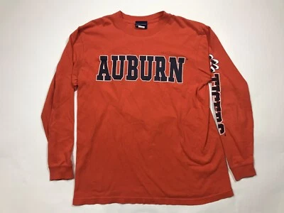 Vintage Auburn Tigers Men’s Long Sleeve T Shirt Size M Chest 38” Length 25” - Image 1 of 4