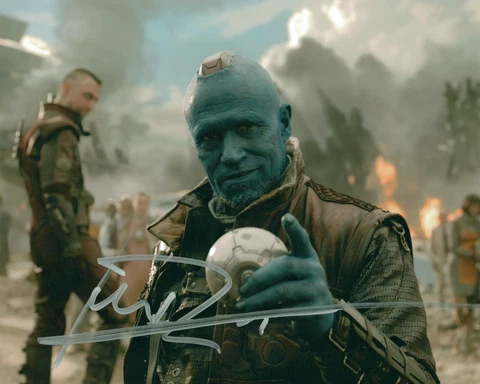 MICHAEL ROOKER signed Autograph 20x25 cm Photo "Guardians of the Galaxy" Cover