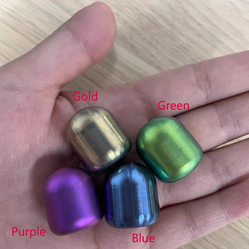 1PC Titanium Paracord Bead Necklace Bracelet Pendants Finger Begleri Worry Bead - Image 1 of 4