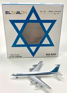Big Bird / Herpa Scale 1:500 EL AL Israel Airlines Boeing 707-358-458 4X-ATB - Picture 1 of 1