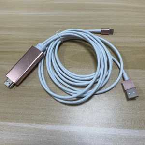 HDMI Mirroring Cable Digital Phone to TV HDTV Adapter For iPhone 12 XR 8 7 iPad - Picture 1 of 16
