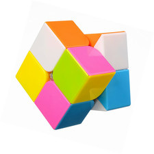 High Speed 2x2 Puzzle Cube (Tanbi Puzzles Rc110) Mini Stickerless (2 by 2)