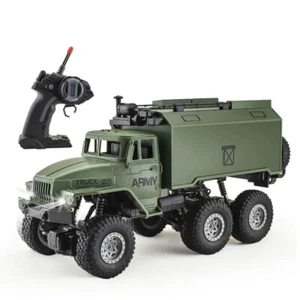 1:16 Military Army Truck RC Cars 6 Wheel 4WD Off-Road Drift 2.4G Remote Control - Picture 1 of 13