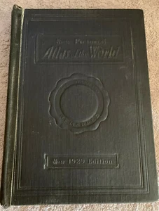Vntage New Pictorial Atlas Of The World 1929 Census Edition James,Burgoyne,Peake - Picture 1 of 5