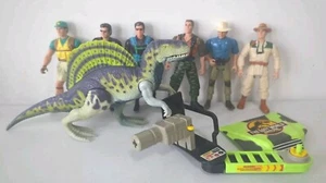7x Kenner Jurassic Park Dr Alan Grant Nick Van Alan Eddie Carr JP Action Figures - Picture 1 of 6