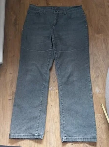 Per Una womens Charcoal grey Casual Straight Jeans size 14 Short Length - Picture 1 of 5