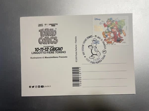 2022 Cartolina Filatelica Torino Comics Annullo Figurato Tiramolla - Picture 1 of 2