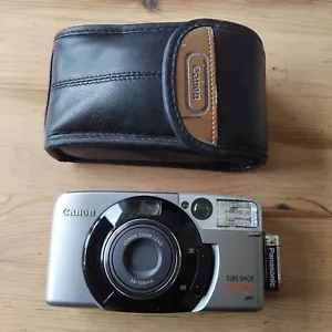 Canon Sure Shot 105 Zoom Point & Shoot 35mm Film Camera V/g condition with case - Picture 1 of 5