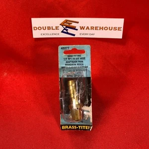 NOS Dorman 43277 Hose Fitting 1/4" NPT tp 3/8" - Imagen 1 de 2