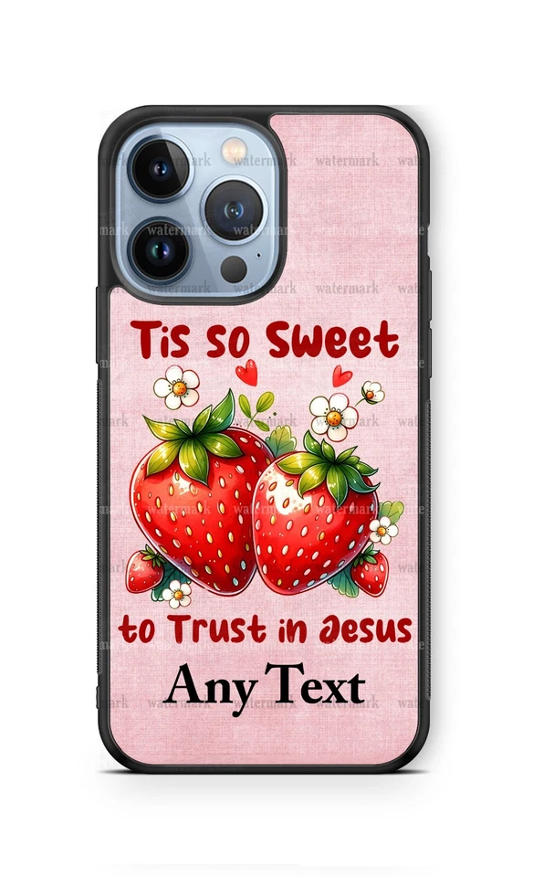 Funda de teléfono personalizada So Sweet to Trust in Jesus Christian para iPhone Samsung Foto 1 de 4