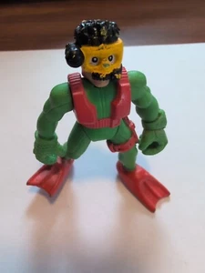 Scuba Diver Action Figure 3" Green - Picture 1 of 24