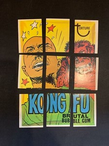 1974 Topps Wacky Packages 8th Series 8 Checklist Puzzle Red Back 9 Card Set