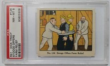 1937 DICK TRACY Episode # 126 "FARM RELIEF" WALTER H. JOHNSON CARAMEL R41 PSA 8!