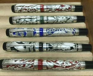 Lambrou Classic Pens Paul Rossi LR1-LR5 Fountain Pen Set - Matching #9/10 - Picture 1 of 2