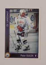 1994-95 German DEL #262 In Person Auto Peter Gulda EV Landshut