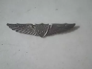 USAAF Enlisted Reserve Banecraft Sterlingsilber 2 3/4 Zoll Pin Rückseite - Bild 1 von 4