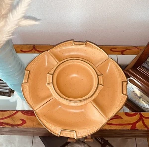 California Pottery Lazy Susan - 6 Teile - MCM - Turn Table - Hollywood Regency - Bild 1 von 8