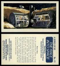 Moon Base #49 The Race Into Space 1971 Brooke Bond Tea Card