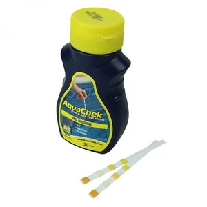 ® Lot de 2 x 50 bandelettes d'analyse pour piscine ou spa - 4 en 1 - Jaune - ... - Picture 1 of 1