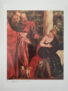 Clipping Ritaglio Illustrazione VERONESE Susanna e i Vecchioni - Particolare - Picture 1 of 1