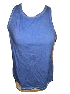 Ideology Blue Tones Wide Strap Pullover Tank Top Round Neck Size Small Women's - Picture 1 of 12