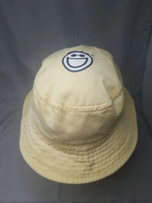 Gorra Life Is Good Yellow Bucket talla juvenil 4-7T Happy Face Person en la parte superior Foto 1 de 4