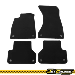 Fits 18-24 Audi A5 RS5 S5 Sportback Nylon Car Floor Mats Front Rear Carpet Black - Picture 1 of 8