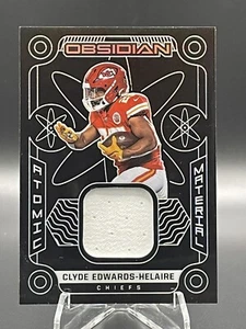 2022 Panini Obsidian Atomic Material Clyde Edwards-Helaire Jersey Patch /125 - Picture 1 of 3