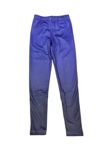 Emma & Elsa Girl Purple Gray Ombre Winter Warm Thick Fleece Lined Leggings 9 10 - Picture 1 of 4