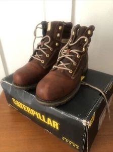 Caterpillar CAT Women’s Paisley Soft Toe Work Boots Size 9.5 Wide Large - Picture 1 of 10