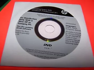 HP / Compaq Windows 7 SP1 DVD di recupero - Foto 1 di 1