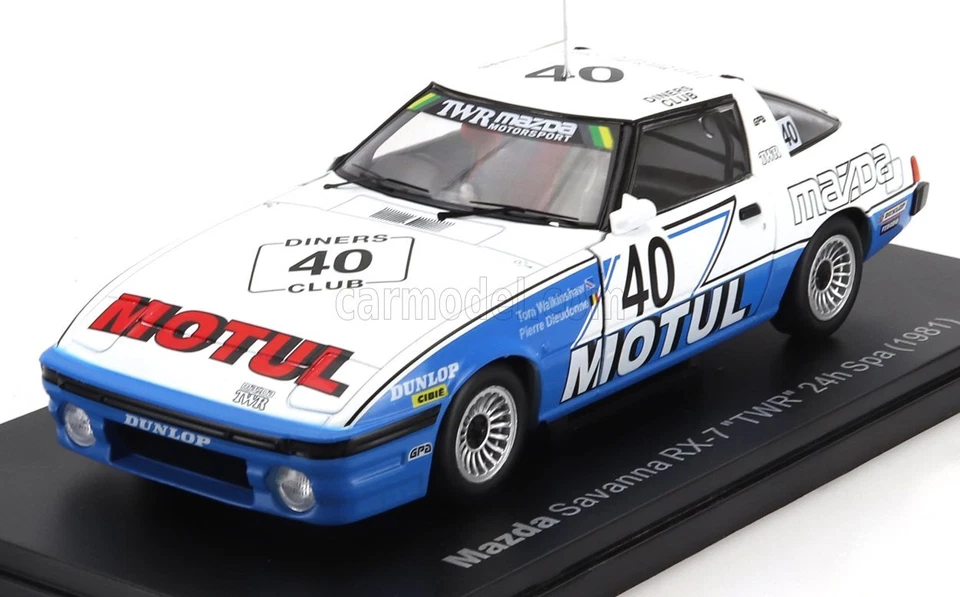 1/24 EDICOLA - MAZDA - SAVANNA RX-7 TEAM MOTUL TWR N 40 WINNER 24h SPA VQJ-USC18 - Immagine 1 di 1