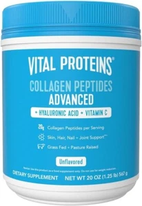 Vital Proteins Collagen Peptides Powder with Hyaluronic Acid and Vitamin C - Picture 1 of 5